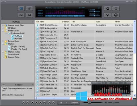 Снимак заслона JetAudio Windows 8