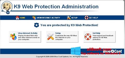 Снимак заслона K9 Web Protection Windows 8