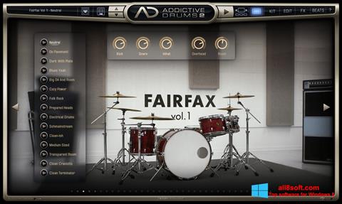 Снимак заслона Addictive Drums Windows 8