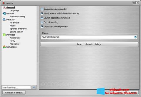 Снимак заслона VSO Downloader Windows 8
