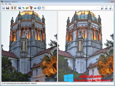 Снимак заслона FotoSketcher Windows 8