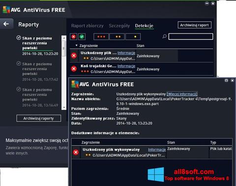 Снимак заслона AVG AntiVirus Free Windows 8