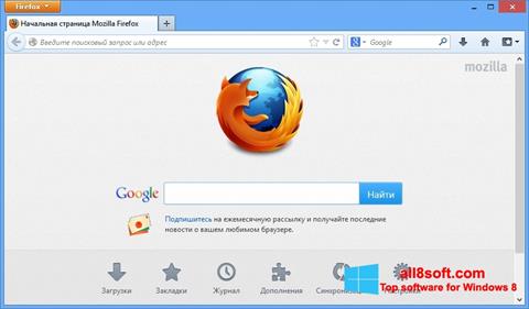 Снимак заслона Mozilla Firefox Windows 8