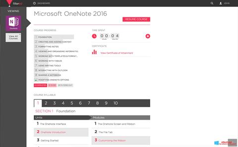 Снимак заслона Microsoft OneNote Windows 8