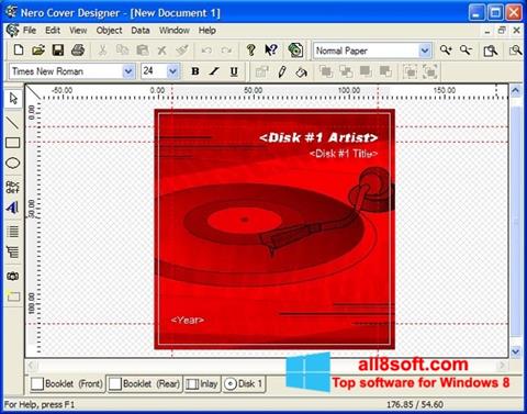 Снимак заслона Nero Cover Designer Windows 8