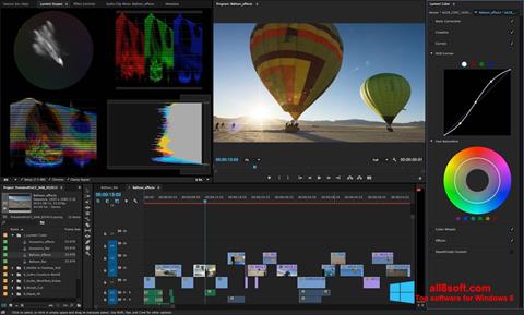 Снимак заслона Adobe Premiere Pro Windows 8