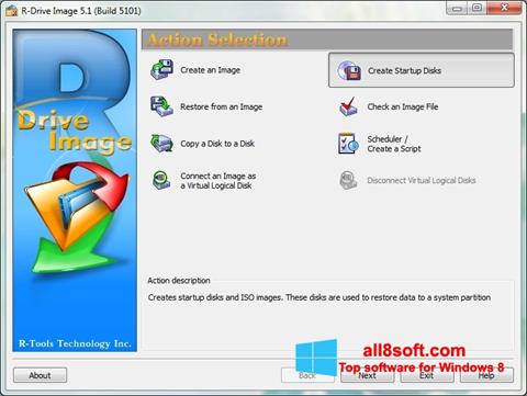Снимак заслона R-Drive Image Windows 8