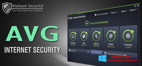Снимак заслона AVG Internet Security Windows 8