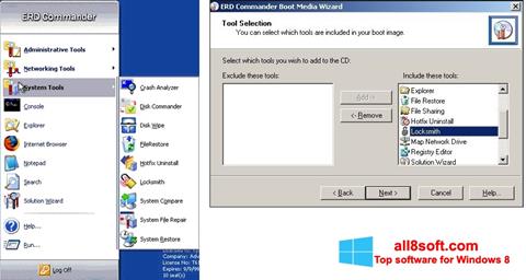 Снимак заслона ERD Commander Windows 8