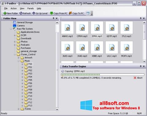 Снимак заслона iFunBox Windows 8