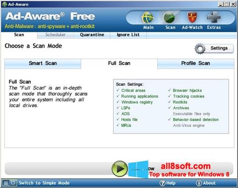 Снимак заслона Ad-Aware Free Windows 8