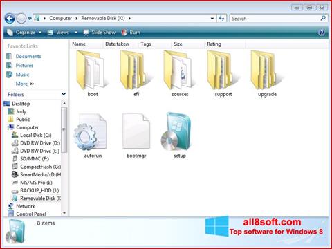 Снимак заслона Windows 7 USB DVD Download Tool Windows 8