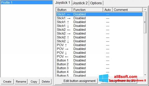 Снимак заслона JoyToKey Windows 8