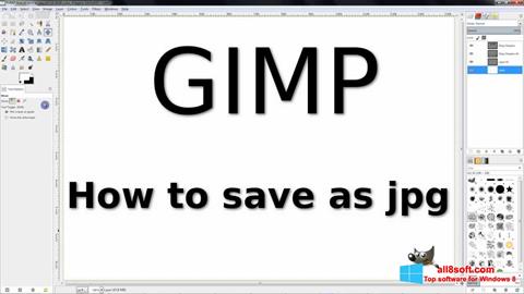 Снимак заслона GIMP Windows 8