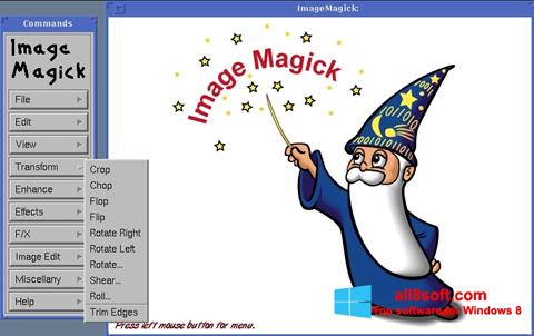 Снимак заслона ImageMagick Windows 8