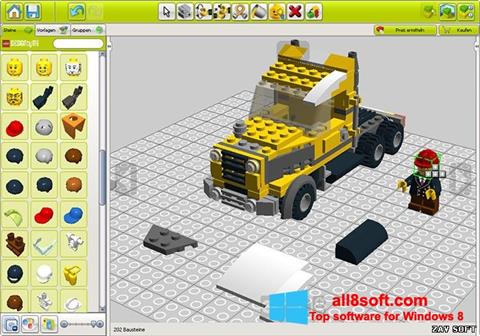 Снимак заслона LEGO Digital Designer Windows 8