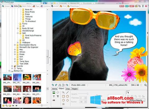 Снимак заслона PhotoScape Windows 8