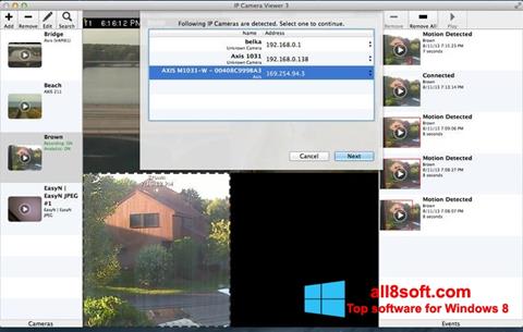 Снимак заслона IP Camera Viewer Windows 8