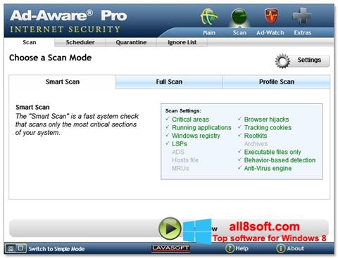 Снимак заслона Ad-Aware Windows 8